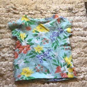 Floral short sleeve shirt